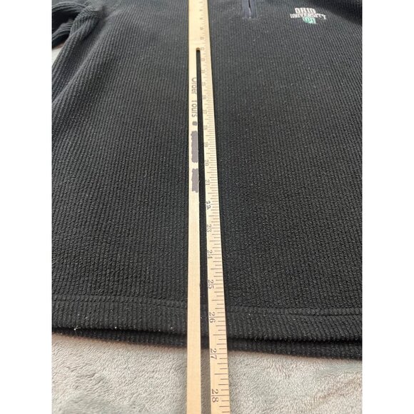 Ohio University Mens Small Black Charles River Apparel 1/4 Zip Pullover Sweater - Picture 5 of 9